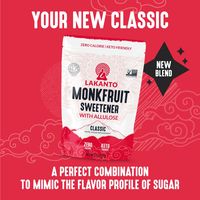 Lakanto Classic Monkfruit Sweetener with Allulose 227g